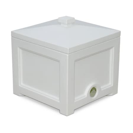 Lawnitator Fairfield Garden Hose Bin White LA2621850